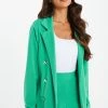 Quiz Green Double Breasted Blazer