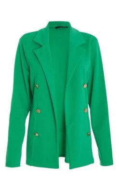 Quiz Green Double Breasted Blazer -Quiz Store Online unnamed file 1050