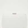 Quiz White Glitter Lace Box Bag
