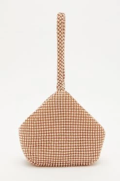 Quiz Gold Diamante Handle Pouch Bag -Quiz Store Online unnamed file 1103