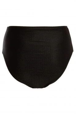 Quiz Black Textured High Waist Bikini Bottoms -Quiz Store Online unnamed file 1131