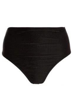 Quiz Black Textured High Waist Bikini Bottoms -Quiz Store Online unnamed file 1132