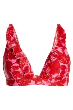 Quiz Multi Tropical Print Frill Bikini Top -Quiz Store Online unnamed file 1138