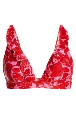 Quiz Multi Tropical Print Frill Bikini Top -Quiz Store Online unnamed file 1140
