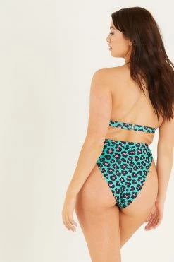 Quiz Green Leopard High Thigh Bikini Bottoms -Quiz Store Online unnamed file 1164