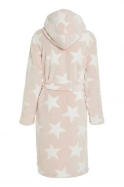 Quiz Pink Embossed Hooded Dressing Gown -Quiz Store Online unnamed file 1190