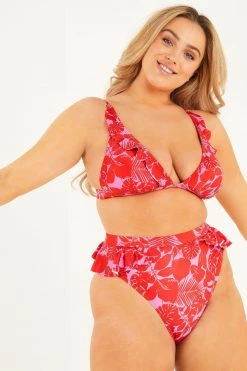 Quiz Multi High Thigh Bikini Bottoms
