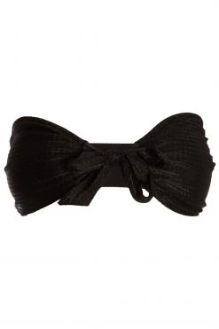 Quiz Black Textured Tie Front Bikini Top -Quiz Store Online unnamed file 1219