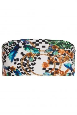 Quiz Multi Leopard Chain Print Bandeau Bikini Top -Quiz Store Online unnamed file 1225