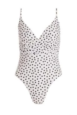 Quiz White Polkadot Swimsuit -Quiz Store Online unnamed file 1239