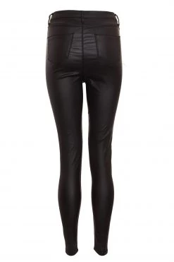 Quiz Black High Waist PU Tapered Leg Jeans -Quiz Store Online unnamed file 1250
