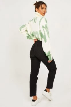 Quiz Black Denim Stretch Mom Jeans -Quiz Store Online unnamed file 1266