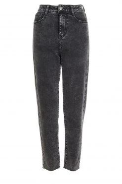 Quiz Black Denim Stretch Mom Jeans -Quiz Store Online unnamed file 1267
