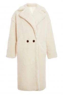 Quiz Cream Teddy Button Front Coat -Quiz Store Online unnamed file 1273