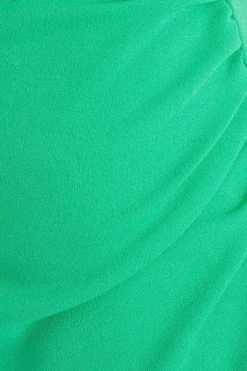 Quiz Green Ruched Bardot Maxi Dress -Quiz Store Online unnamed file 133
