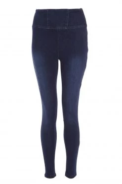 Quiz Blue Stretch High Waist Jeans -Quiz Store Online unnamed file 1338