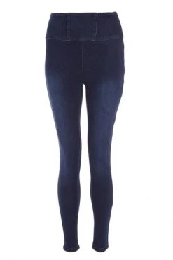 Quiz Blue Stretch High Waist Jeans -Quiz Store Online unnamed file 1340