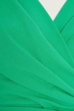 Quiz Green Bardot Puff Sleeve Dress -Quiz Store Online unnamed file 139