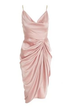 Quiz Blue Satin Chain Midi Dress -Quiz Store Online unnamed file 150