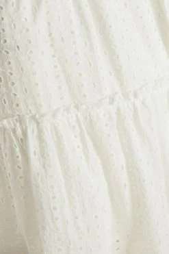 Quiz White Embroidered Wrap Tiered Midi Dress -Quiz Store Online unnamed file 154