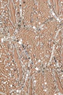 Quiz Nude Sequin Strap Maxi Dress -Quiz Store Online unnamed file 202