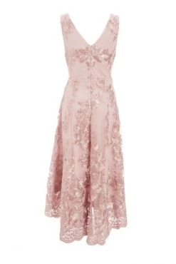 Quiz Grey Lace Bardot Dip Hem Dress -Quiz Store Online unnamed file 229