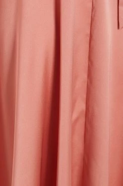 Quiz Peach Satin Wrap Midi Dress -Quiz Store Online unnamed file 237