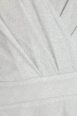 Quiz Silver Glitter Wrap Maxi Dress -Quiz Store Online unnamed file 268