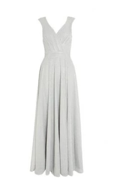 Quiz Silver Glitter Wrap Maxi Dress -Quiz Store Online unnamed file 269