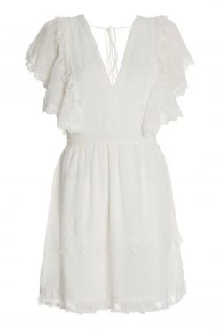 Quiz White Lace Low Back Skater Dress -Quiz Store Online unnamed file 27