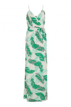 Quiz White & Green Tropical Print Maxi Dress -Quiz Store Online unnamed file 273