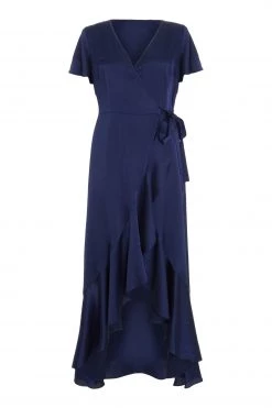 Quiz Blue Satin Wrap Maxi Dress -Quiz Store Online unnamed file 279