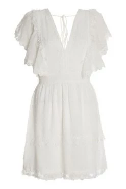 Quiz White Lace Low Back Skater Dress -Quiz Store Online unnamed file 29