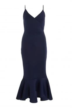 Quiz Blue Wrap Fishtail Midi Dress -Quiz Store Online unnamed file 292