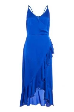Quiz Blue Strappy Satin Wrap Midi Dress -Quiz Store Online unnamed file 348