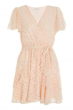 Quiz Blush Pink Foil Chiffon Skater Dress 11 Quiz Blush Pink Foil Chiffon Skater Dress -Quiz Store Online unnamed file 370