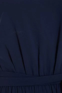 Quiz Blue Halter Neck Tiered Midaxi Dress -Quiz Store Online unnamed file 4