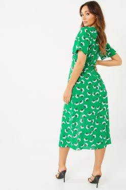 Quiz Green Floral Midi Dress -Quiz Store Online unnamed file 401