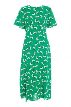 Quiz Green Floral Midi Dress -Quiz Store Online unnamed file 402