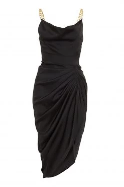Quiz Black Strappy Satin Midi Dress -Quiz Store Online unnamed file 414