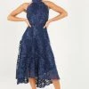 Quiz Blue Embroidered Dip Hem Dress -Quiz Store Online unnamed file 42