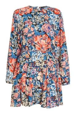 Quiz Pink Floral Belted Skater Dress -Quiz Store Online unnamed file 424