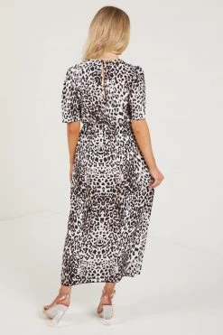 Quiz Brown Animal Print Midi Dress -Quiz Store Online unnamed file 450
