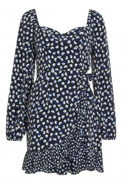 Quiz Black Floral Wrap Skater Dress -Quiz Store Online unnamed file 488
