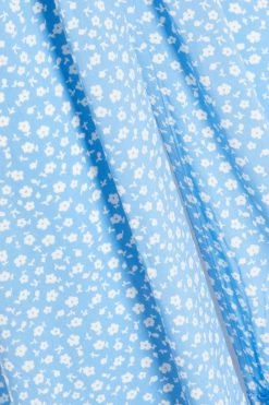 Quiz Blue Floral Frill Midi Dress -Quiz Store Online unnamed file 495