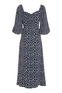 Quiz Black Floral Split Front Midi Dress -Quiz Store Online unnamed file 501