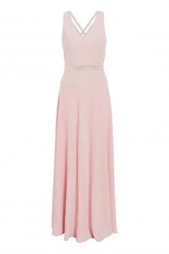 Quiz Pink Embellished Cross Back Maxi Dress -Quiz Store Online unnamed file 508