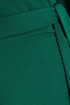 Quiz Green Scuba Crepe Tie Belt Midi Dress -Quiz Store Online unnamed file 515