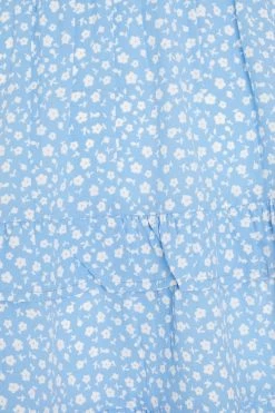 Quiz Blue V Neck Floral Wrap Skater Dress -Quiz Store Online unnamed file 551