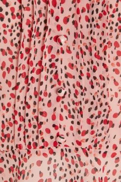 Quiz Pink Print Peplum Top -Quiz Store Online unnamed file 567